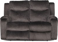 Coffee Brown Manual Reclining Loveseat - Marvel