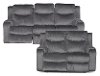 Dusk Gray Power Reclining Sofa & Loveseat - Marvel-2