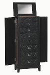 Alpha Black Lift Top Jewelry Armoire-4