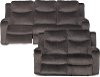 Coffee Brown Power Reclining Living Room Set - Marvel-1