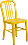 Yellow Metal Indoor-Outdoor Chair