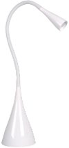 White Gooseneck Dimming Desk Lamp