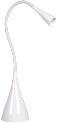 White Gooseneck Dimming Desk Lamp