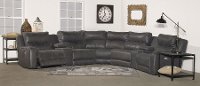Slate Gray 7 Piece Power Reclining Sectional Sofa - Dazzle-2