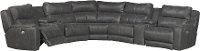 Slate Gray 7 Piece Power Reclining Sectional Sofa - Dazzle-3