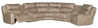 Vintage Taupe 7 Piece Power Reclining Sectional - Dazzle