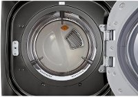 DLEX4370K LG Electric Dryer with Steam - 7.4 cu. ft. Black Stainless Steel-2