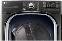 DLEX4370K LG Electric Dryer with Steam - 7.4 cu. ft. Black Stainless Steel-3