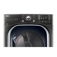 DLGX4371K LG Gas Dryer with Steam - 7.4 cu. ft. Black Stainless Steel-2