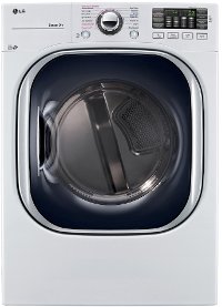 DLEX4370W LG 7.4 cu. ft. Electric Front Load Dryer - White