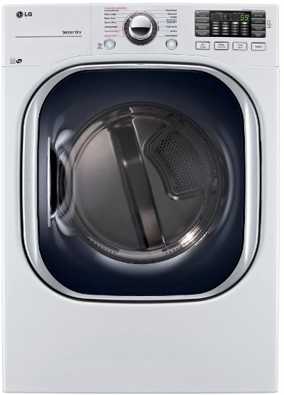 DLGX4371W LG Gas Dryer with Steam - 7.4 cu. ft. White