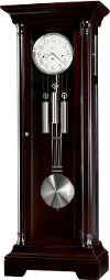 Transitional Black Seville Floor Clock