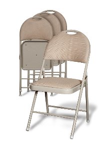 Padded Metal Folding Chair