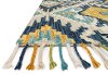 Clearance Magnolia Home Furniture 2 x 4 X-Small Green and Gold Area Rug - Brushstroke