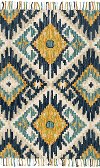Magnolia Home Furniture 2 x 4 X-Small Green & Gold Area Rug - Brushstroke-2