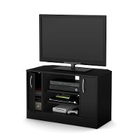 10408 Corner TV Stand w/Doors for TVs up to 42 Inch - Axess -2