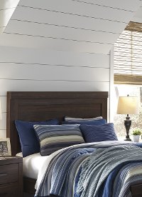 Brown Casual Classic King Headboard - Arkaline