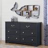 10416 Aviron 6 Drawer Double Dresser