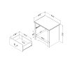 10418 One Drawer Nightstand - Aviron -7