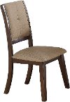 Clearance Espresso Upholstered Dining Chair - Barney