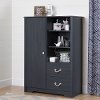 10419 Armoire with Drawers in Blueberry - Aviron -1
