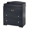 10420 Changing Table with Drawers in Blueberry - Aviron -4