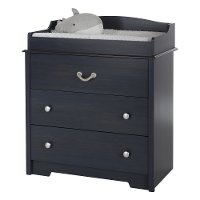 10420 Coastal Blue Changing Table - Aviron -3