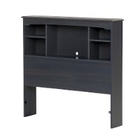 10421 Blue Twin Bookcase Headboard - Aviron -4