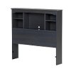 10421 Blueberry Twin Bookcase Headboard (39 Inch) - Aviron -4