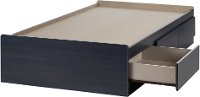 10422 Blue Twin Storage Platform Bed - Aviron-4