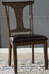 BRH-WG-2-57/SIDECHR Clearance Warm Gray Classic Dining Chair - Brooklyn Heights Collection