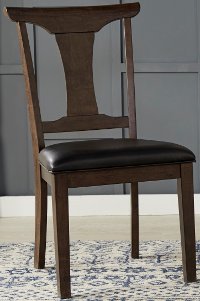 BRH-WG-2-57/SIDECHR Warm Gray Classic Dining Chair - Brooklyn Heights Collection