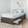 10426 Gray Maple Twin Mates Bed with 3 Drawers (39 Inch) - Savannah