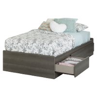 10426 Gray Maple Twin Mates Bed with 3 Drawers (39 Inch) - Savannah -3