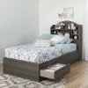 10426 Gray Maple Twin Mates Bed with 3 Drawers (39 Inch) - Savannah -4