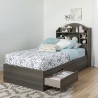 10426 Gray Maple Twin Mates Bed with 3 Drawers (39 Inch) - Savannah -4