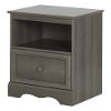 10427 Gray Maple One-Drawer Nightstand - Savannah -2