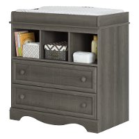 10429 Gray Maple Changing Table with Drawers - Savannah -7