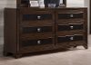 Cappuccino Brown Contemporary Dresser - Sussex