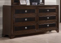 Cappuccino Brown Contemporary Dresser - Sussex