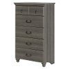 10240 Maple Gray 5 Drawer Chest - Noble -2