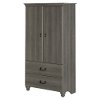 10243 Gray Maple Armoire with Drawers - Noble -2