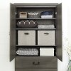 10243 Gray Maple Armoire with Drawers - Noble -3