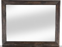 Walnut Brown Classic Traditional Mirror - Sevilla