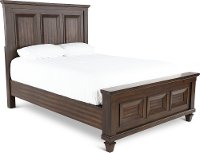 Classic Traditional Brown Queen Bed - Sevilla