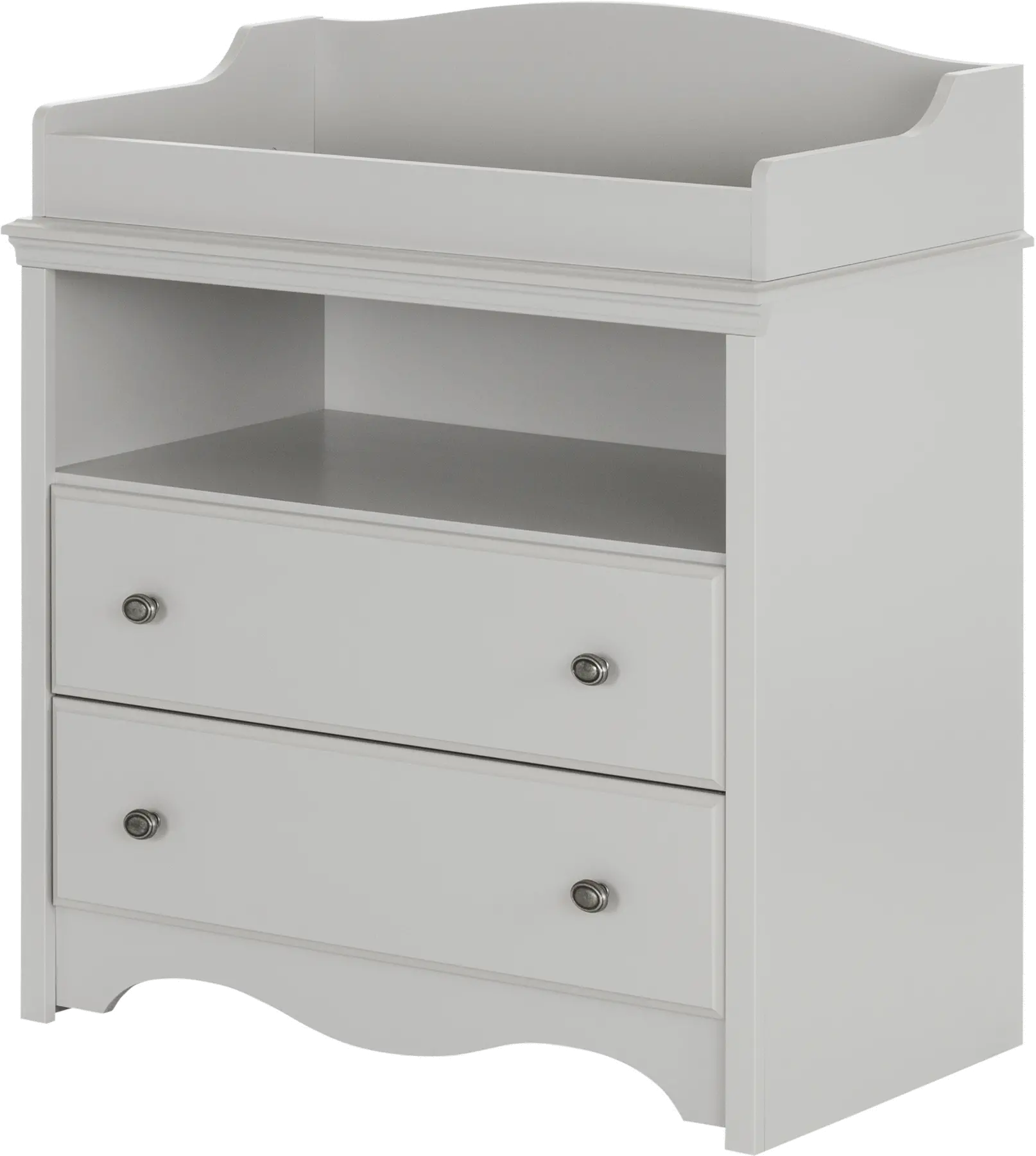10231 Soft Gray Changing Table with Drawers - Angel-6