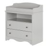 10231 Soft Gray Changing Table with Drawers - Angel-6