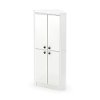 10382 White 4-Door Corner Armoire - Morgan -2