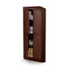 10388 Cherry 4-Door Corner Armoire - Morgan -2