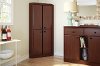 10388 Cherry 4-Door Corner Armoire - Morgan